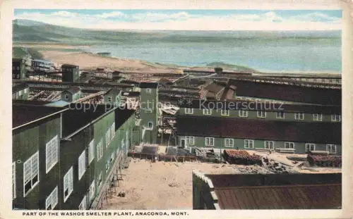 AK / Ansichtskarte Anaconda Montana USA Part of the Washoe Smelter Plant