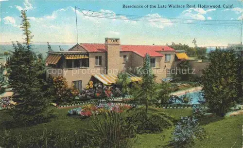 AK / Ansichtskarte HOLLYWOOD  Los Angeles California USA Residence of the Late Wallace Reid