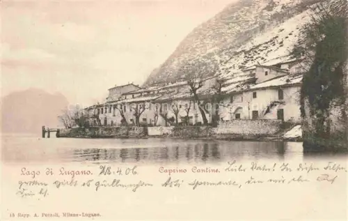 AK / Ansichtskarte Lago di LUGANO TI Caprino Cantine