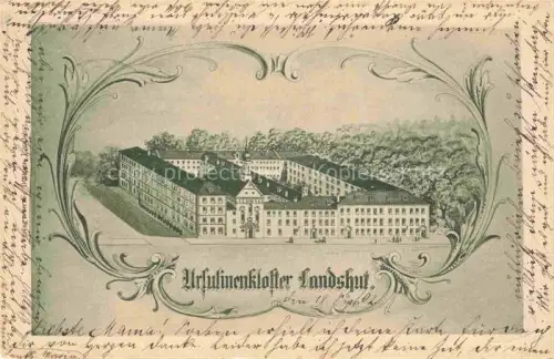 AK / Ansichtskarte LANDSHUT  Isar Ursulinenkloster Landshut