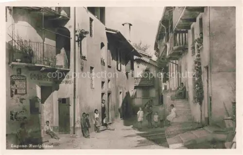 AK / Ansichtskarte Ruvigliana Lugano TI Dorfgasse