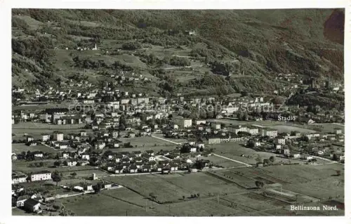 AK / Ansichtskarte BELLINZONA TI Fliegeraufnahme