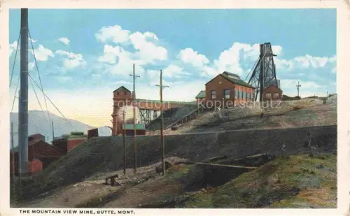 AK / Ansichtskarte Butte Montana USA The Mountain View Mine