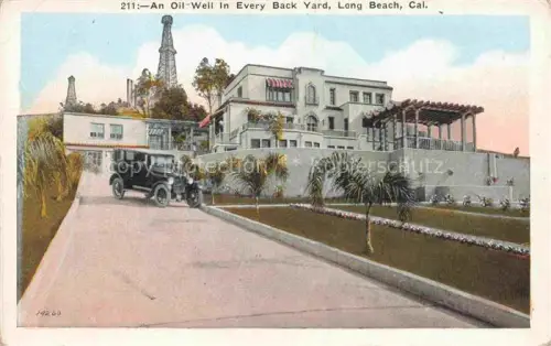 AK / Ansichtskarte Long Beach California USA An Oil Well in Every Back Yard