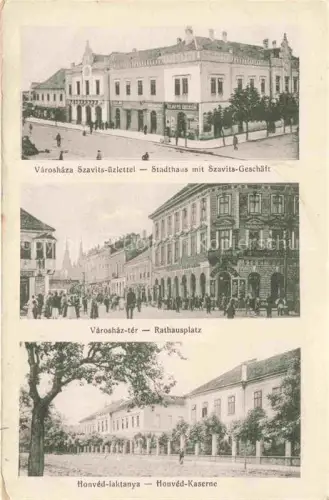 AK / Ansichtskarte Varoshaz BUDAPEST HU Stadthaus Rathausplatz Honved Kaserne