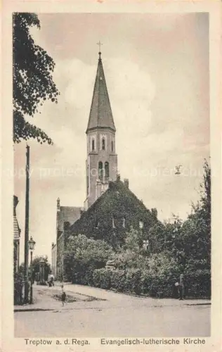 AK / Ansichtskarte Treptow Rega Trzebiatow Pommern PL Ev luth Kirche