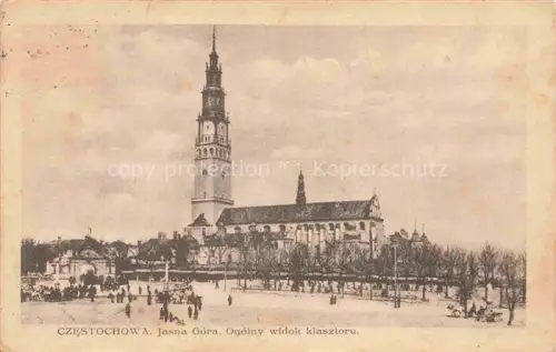 AK / Ansichtskarte CZESTOCHOWA Tschenstochau PL Jasna Gora Ogolny widok klasztoru