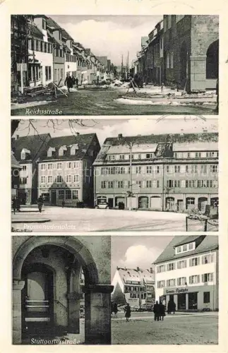 AK / Ansichtskarte FREUDENSTADT BW Reichsstrasse Promenadenplatz