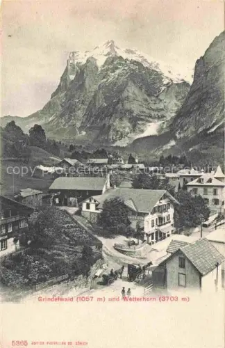 AK / Ansichtskarte Grindelwald BE mit Wetterhorn