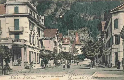 AK / Ansichtskarte Meiringen Oberhasli BE Kirchstrasse