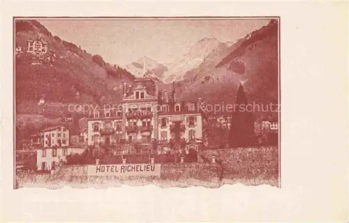 AK / Ansichtskarte Territet Montreux VD Hotel Richelieu