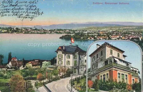 AK / Ansichtskarte Zollikon Zuerich ZH Panorama Restaurant Bellevue 