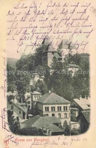 AK / Ansichtskarte BURGDORF BE Teilansicht
