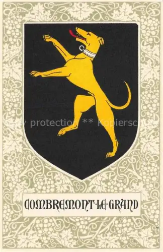 AK / Ansichtskarte Combremont-le-Grand Payerne VD Wappen