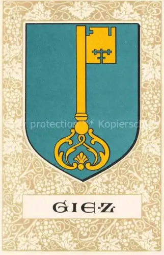 AK / Ansichtskarte Giez Grandson VD Wappen