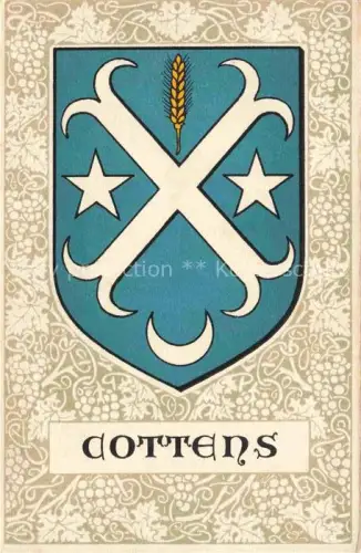 AK / Ansichtskarte Cottens Cossonay VD Wappen