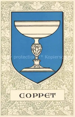 AK / Ansichtskarte Coppet NYON VD Wappen