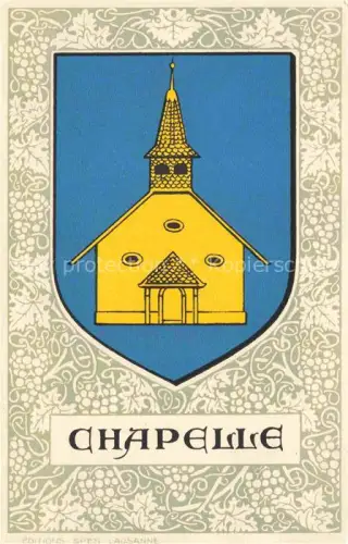 AK / Ansichtskarte Chapelle-sur-Moudon VD Wappen