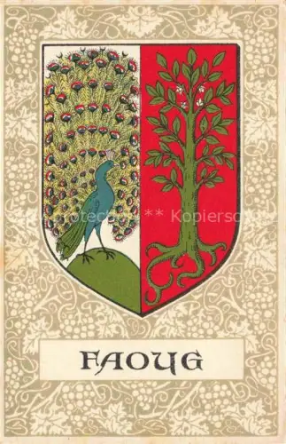 AK / Ansichtskarte Faoug Avenches VD Wappen