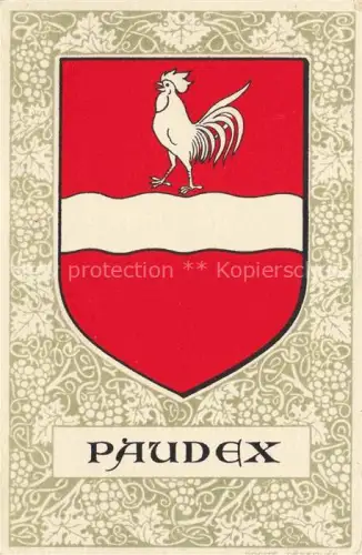 AK / Ansichtskarte Paudex Pully Lausanne VD Wappen