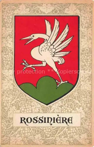AK / Ansichtskarte Rossiniere Rossinieres VD Wappen