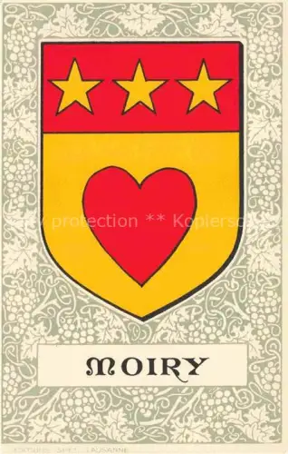 AK / Ansichtskarte Moiry Cossonay VD Wappen