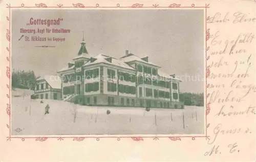AK / Ansichtskarte St Niklaus Koppigen BE Gottesgnad Oberarg Asyl fuer Unheilbar
