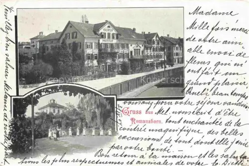 AK / Ansichtskarte ROMANSHORN Bodensee TG Toechter Institut Park
