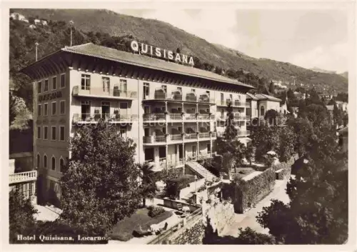 AK / Ansichtskarte LOCARNO Lago Maggiore TI Hotel Quisisana