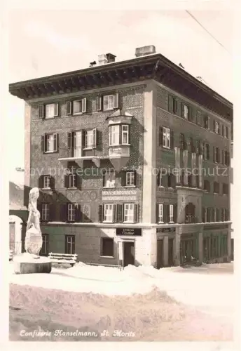 AK / Ansichtskarte St Moritz  SANKT MORITZ GR Confiserie Hanselmann