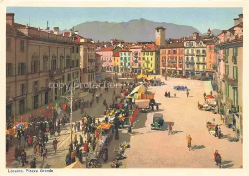 AK / Ansichtskarte LOCARNO Lago Maggiore TI Piazza Grande