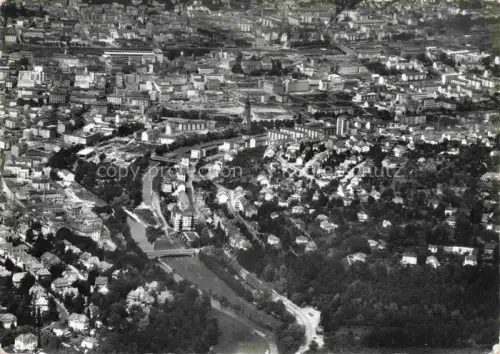 AK / Ansichtskarte PFORZHEIM BW Suedstadt mit Blick auf die Enz Fliegeraufnahme