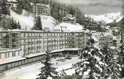 AK / Ansichtskarte DAVOS GR Grand Hotel Belvedere Wintersportplatz Alpen