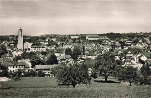 AK / Ansichtskarte FLAWIL Flawyl SG Ortsansicht mit Kirche