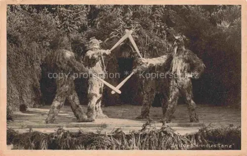 AK / Ansichtskarte OBERSTDORF Bayern Historischer Wilde-Maenndles-Tanz Volkstrachten-Verein