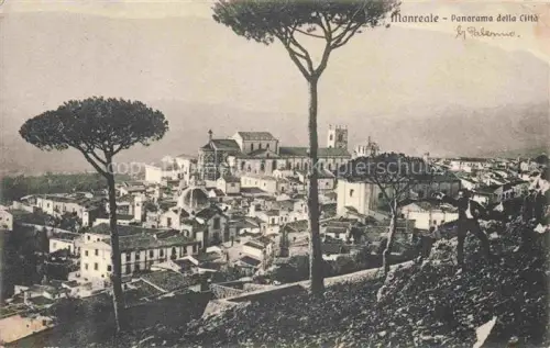 AK / Ansichtskarte Monreale Palermo Sicilia IT Panorama della cittá