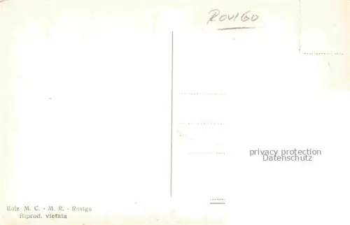 AK / Ansichtskarte Rovigno Rovinj Istrien Croatia Piazza Garibald Monumento