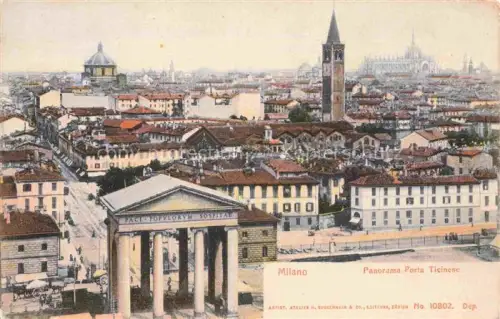 AK / Ansichtskarte MILANO Mailand IT Panorama Porta Ticinese