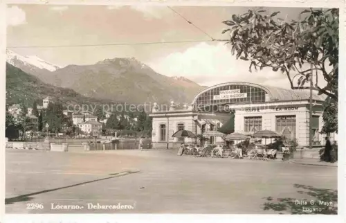 AK / Ansichtskarte LOCARNO Lago Maggiore TI Debarcadero