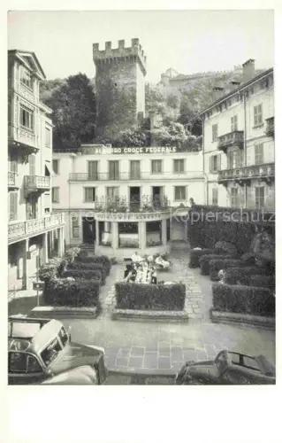 AK / Ansichtskarte BELLINZONA TI Hotel Croce Federale Ristorante Alberto