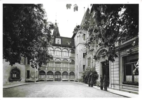 AK / Ansichtskarte SIERRE Siders VS Hotel Chateau Bellevue