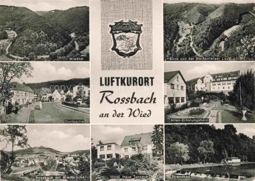 AK / Ansichtskarte Rossbach Wied Weissenfelser Lay Hotel Haus Tanneck