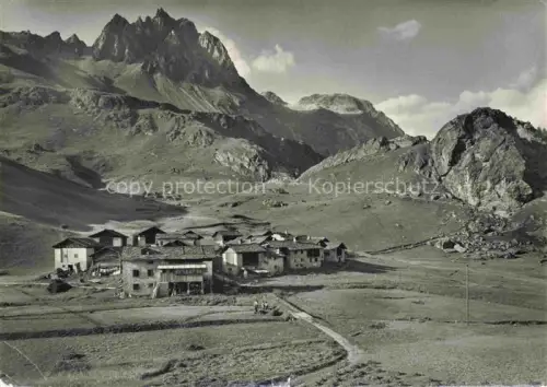 AK / Ansichtskarte Grevasalvas Maloja Val Bregaglia GR Panorama Blick gegen Piz Lagrèv