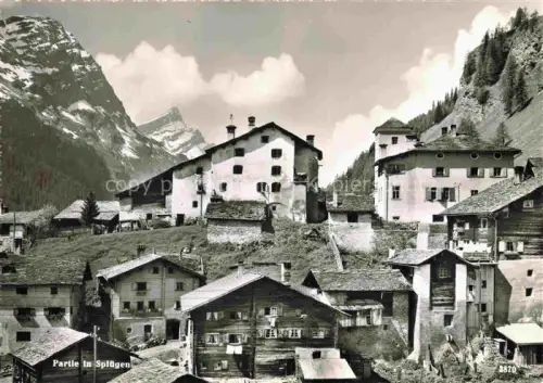 AK / Ansichtskarte Spluegen 2113m GR Teilansicht