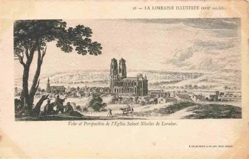 AK / Ansichtskarte NANCY 54 Meurthe-et-Moselle Veue et Perspective de l'Eglise Saint Nicolas de Lorraine