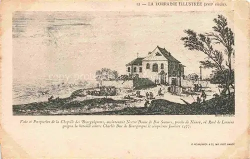 AK / Ansichtskarte NANCY 54 Meurthe-et-Moselle Veue et Perspective de la Chapelle des Bourgignons
