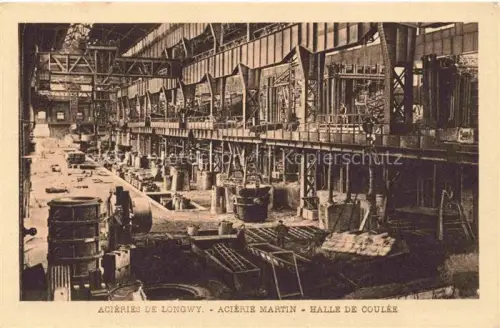 AK / Ansichtskarte Longwy 54 Meurthe-et-Moselle Acieries de Longwy Acierie Martin Halle de Coulee