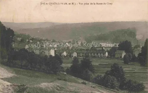 AK / Ansichtskarte Val-et-Chatillon Luneville 54 Meurthe-et-Moselle Vue prise de la Route de Cirey