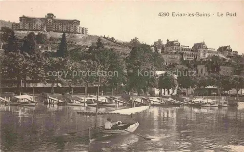 AK / Ansichtskarte Evian-les-Bains Thonon-les-Bains 74 Haute-Savoie Le Port