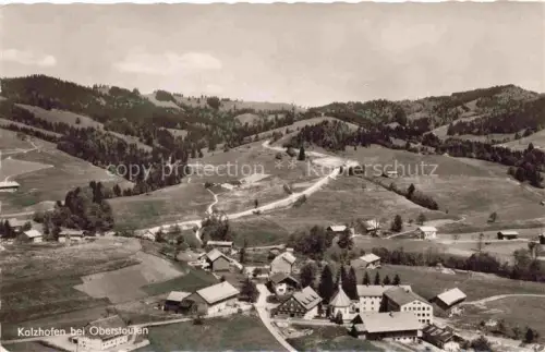 AK / Ansichtskarte Kalzhofen Oberallgaeu Oberstaufen Bayern Fliegeraufnahme